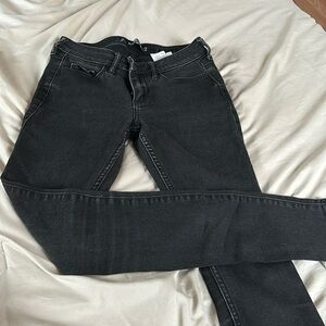 Hollister black skinny jeans